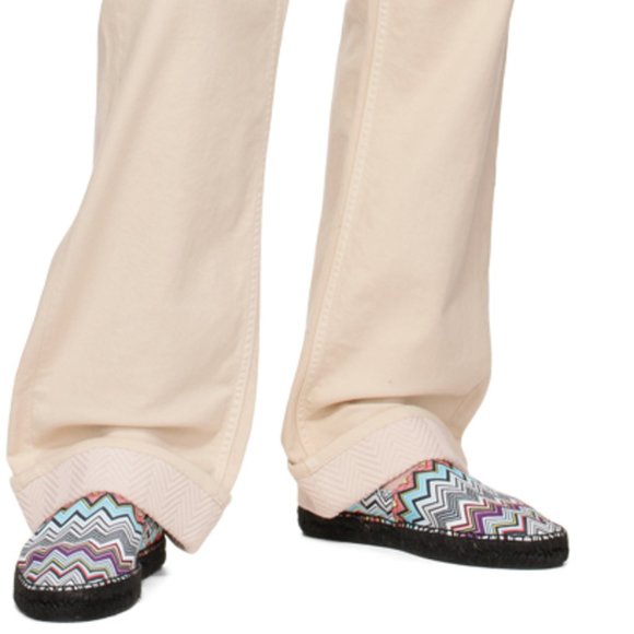 MISSONI 'Zig-Zag' Men's Canvas Espadrille Chevron US 8/9 EU 42 MSRP USD $380 NIB - Picture 5 of 16